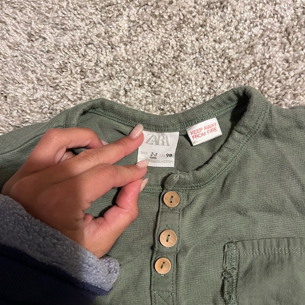 Zara toddler long sleeve